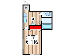 ハイツラフォ－レの物件間取画像